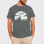 Dog Full Moon, Tricou Barbati (Unisex)