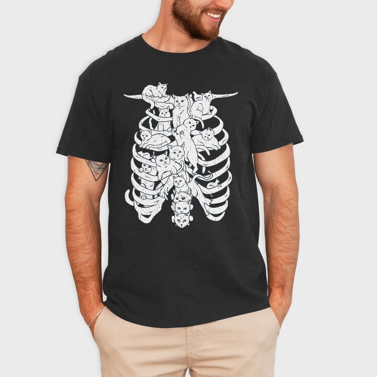 Cat Spine, Tricou Barbati (Unisex)
