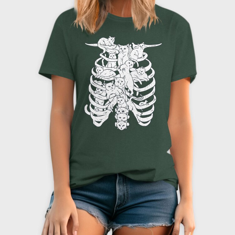 Cat Spine, Tricou Barbati (Unisex)
