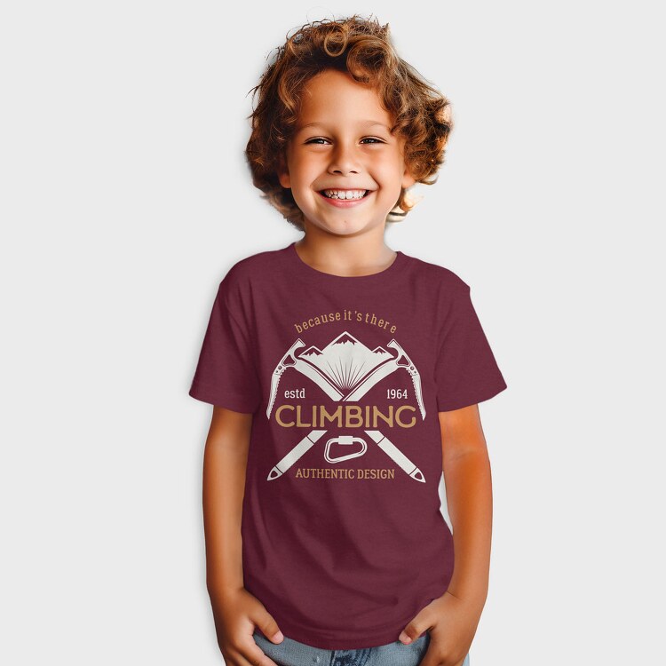 climbing mountain, Tricou Copii