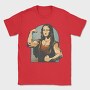 Mona Lisa Lifter, Tricou Barbati (Unisex)