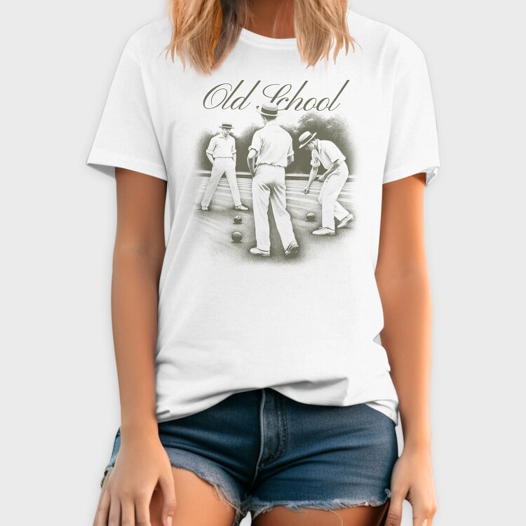 Old School Bowlers Vintage, Tricou Barbati (Unisex)