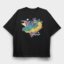 Cool Alligator, Tricou Oversize Barbati (Unisex)