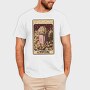 Vintage Popcorn Tarot, Tricou Barbati (Unisex)