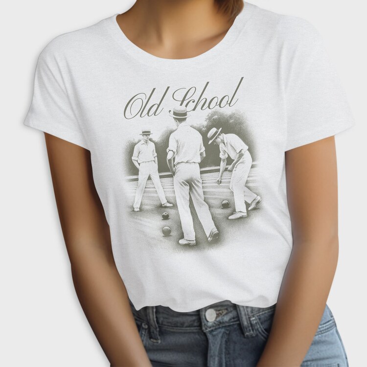 Old School Bowlers Vintage, Tricou Femei