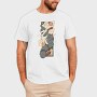 Cat Sunset Japanese Traditional, Tricou Barbati (Unisex)