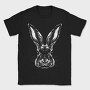 Monochrome Portrait Rabbit, Tricou Barbati (Unisex)