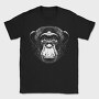 Monochrome Monkey Face, Tricou Barbati (Unisex)