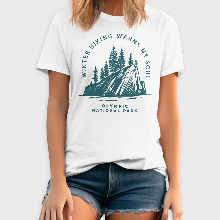 Olympic National Park Quote, Tricou Barbati (Unisex)
