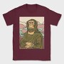 Monkey Mona Lisa, Tricou Barbati (Unisex)