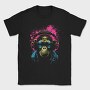 Monkey Headphones Portrait, Tricou Barbati (Unisex)