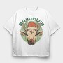 Christmas Cow Muhdolph, Tricou Oversize Barbati (Unisex)