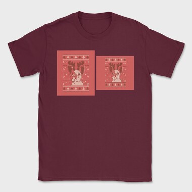 Christmas Dog, Tricou Barbati (Unisex)