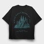 Olympic National Park Quote, Tricou Oversize Barbati (Unisex)