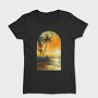 Sunset Palms Lover, Tricou Femei