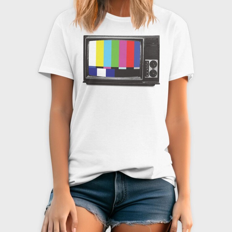 Retro Tv, Tricou Barbati (Unisex)