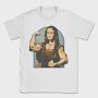 Mona Lisa Lifter, Tricou Barbati (Unisex)