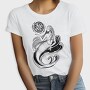 Mermaid Dark Art Nouveau 01, Tricou Femei