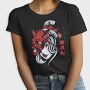 Oni Mask Girl Japanese, Tricou Femei