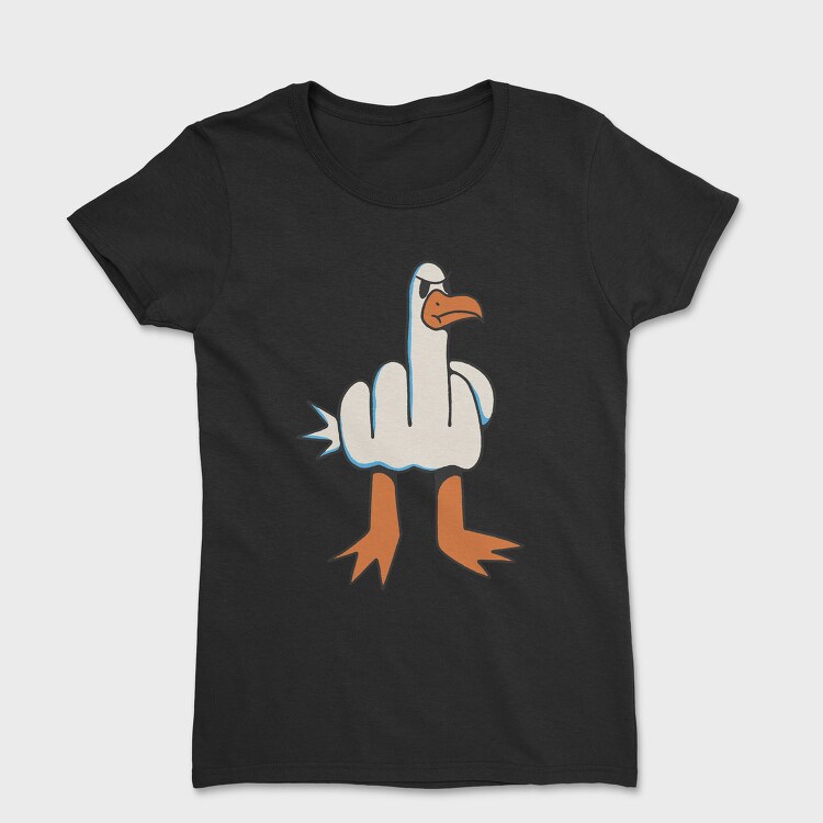Middle Finger Seagull, Tricou Femei