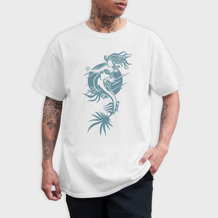 Mermaid Graphic, Tricou Barbati (Unisex)