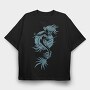 Mermaid Graphic, Tricou Oversize Barbati (Unisex)