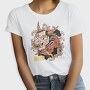 Oni Monster Asian Mask, Tricou Femei