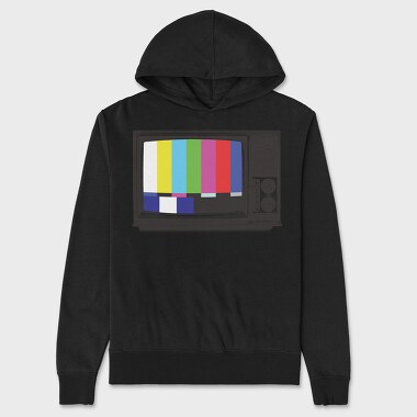 Retro Tv, Hanorac Oversize Barbati (Unisex)