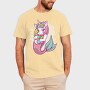 Mermaid Unicorn Sea Corn, Tricou Barbati (Unisex)