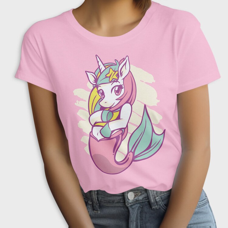 Mermaid Unicorn Sea Corn, Tricou Femei