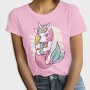 Mermaid Unicorn Sea Corn, Tricou Femei