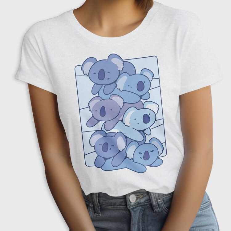 Koala Animal Cute Tower, Tricou Femei