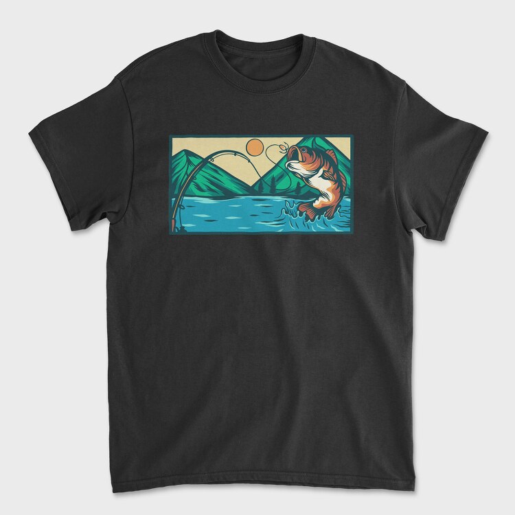 Bass Fishing 6, Tricou Barbati (Unisex)