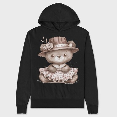 Teddy Flower Hat, Hanorac Oversize Barbati (Unisex)