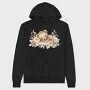 Teddy Sleep Flowers, Hanorac Oversize Barbati (Unisex)