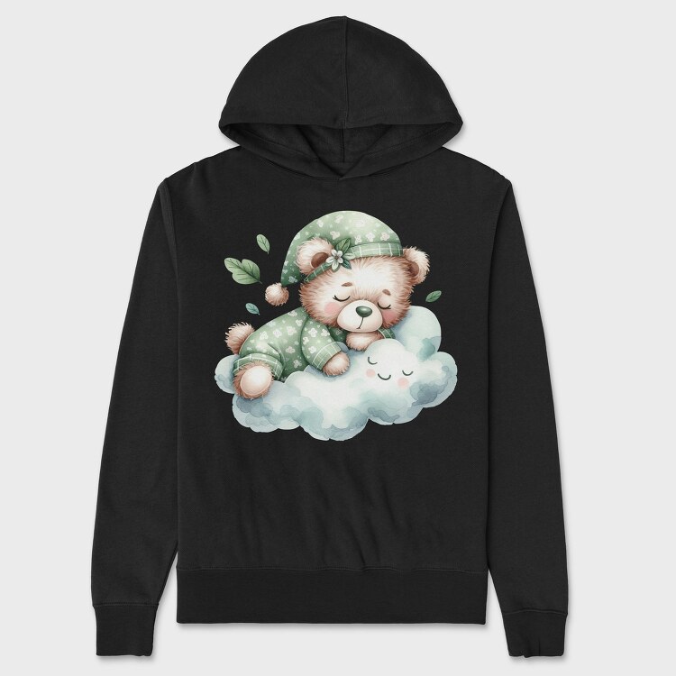 Teddy Sleeping Cloud, Hanorac Oversize Barbati (Unisex)