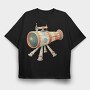 Telescope Stars 33, Tricou Oversize Barbati (Unisex)