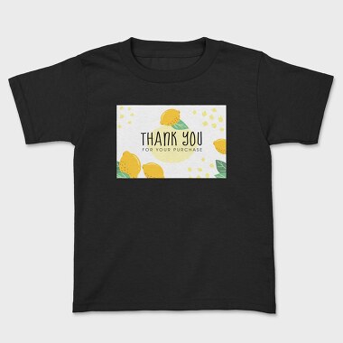 Thank You For Your Purchase, Tricou Copii