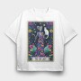 The Cat Lady, Tricou Oversize Barbati (Unisex)