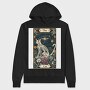 The Cat Skeleton, Hanorac Oversize Barbati (Unisex)