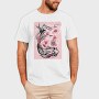 Koi Fish Animal Sakura Flowers, Tricou Barbati (Unisex)