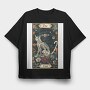 The Cat Skeleton, Tricou Oversize Barbati (Unisex)