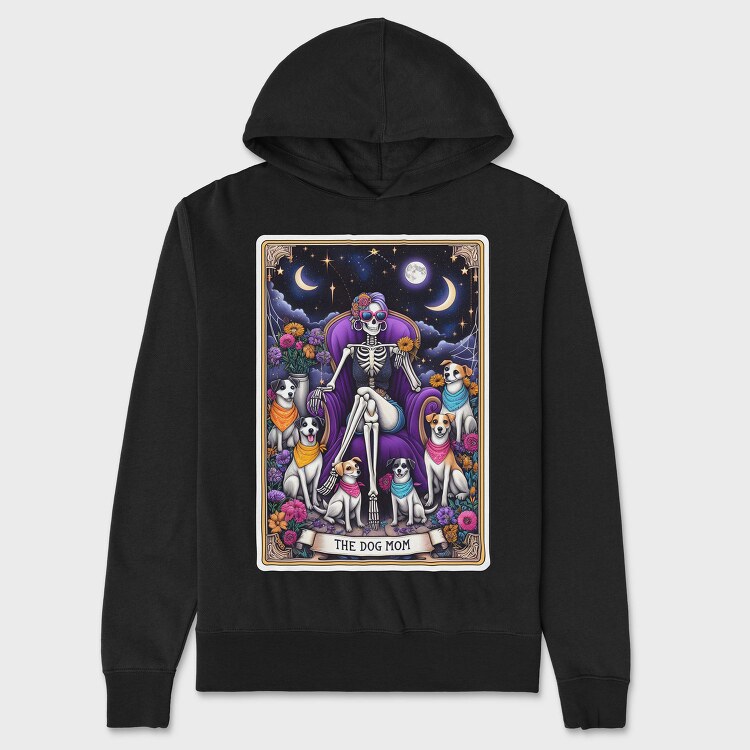 The Dog Mom, Hanorac Oversize Barbati (Unisex)