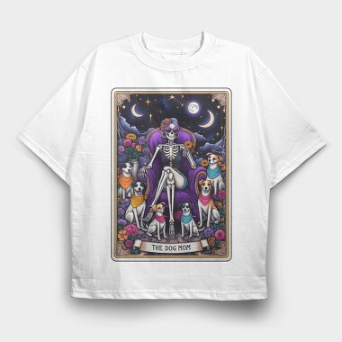 The Dog Mom, Tricou Oversize Barbati (Unisex)