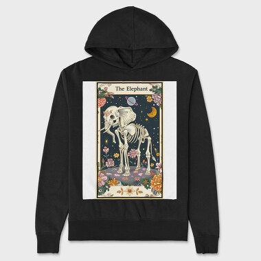 The Elephant Skeleton, Hanorac Oversize Barbati (Unisex)