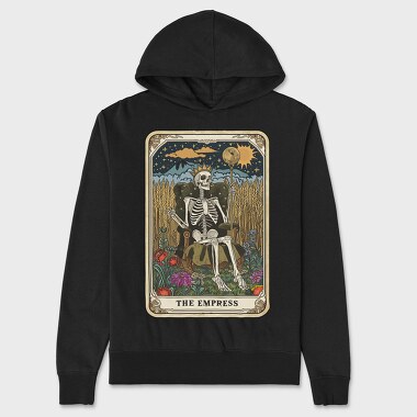 The Empress Skeleton, Hanorac Oversize Barbati (Unisex)