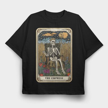 The Empress Skeleton, Tricou Oversize Barbati (Unisex)