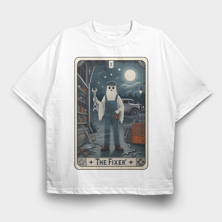 The Fixer, Tricou Oversize Barbati (Unisex)