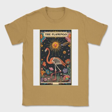 The Flamingo Skeleton, Tricou Barbati (Unisex)