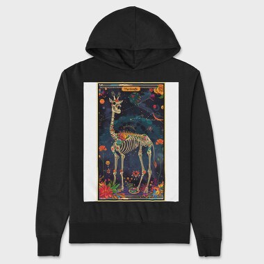 The Giraffe Skeleton, Hanorac Oversize Barbati (Unisex)